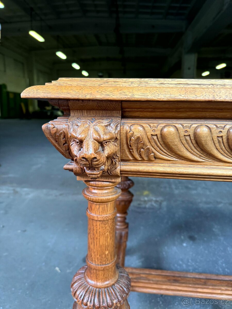 Starožitný jídelní stůl (132046) - 9
