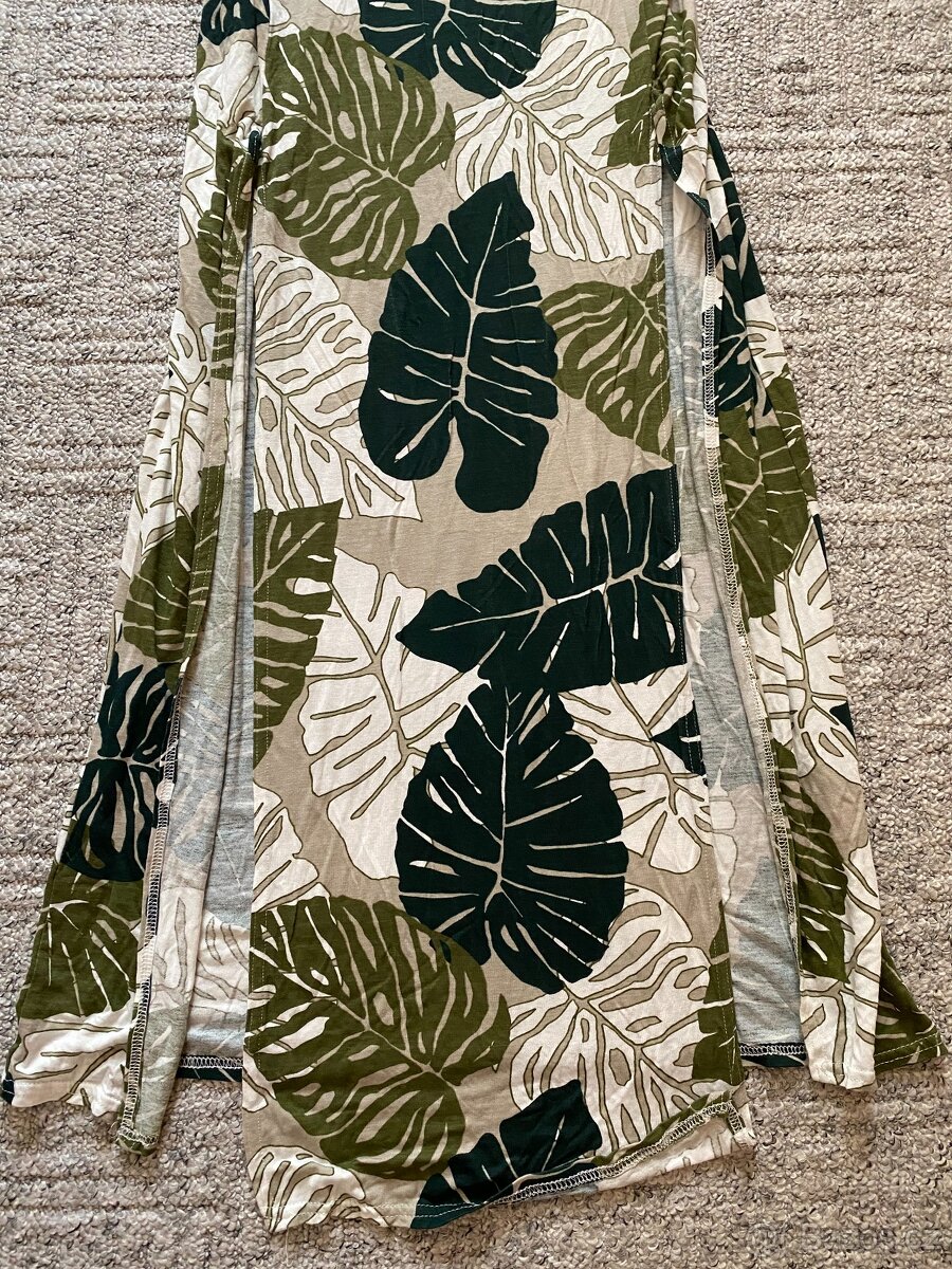 Nové dámské letní šaty Boohoo - L, větší rozparky - 9