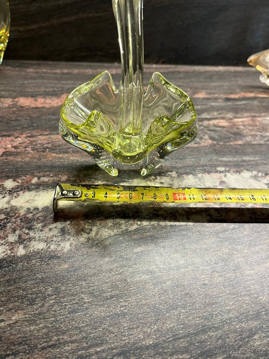 Skleněné košíky - hutní sklo - 9