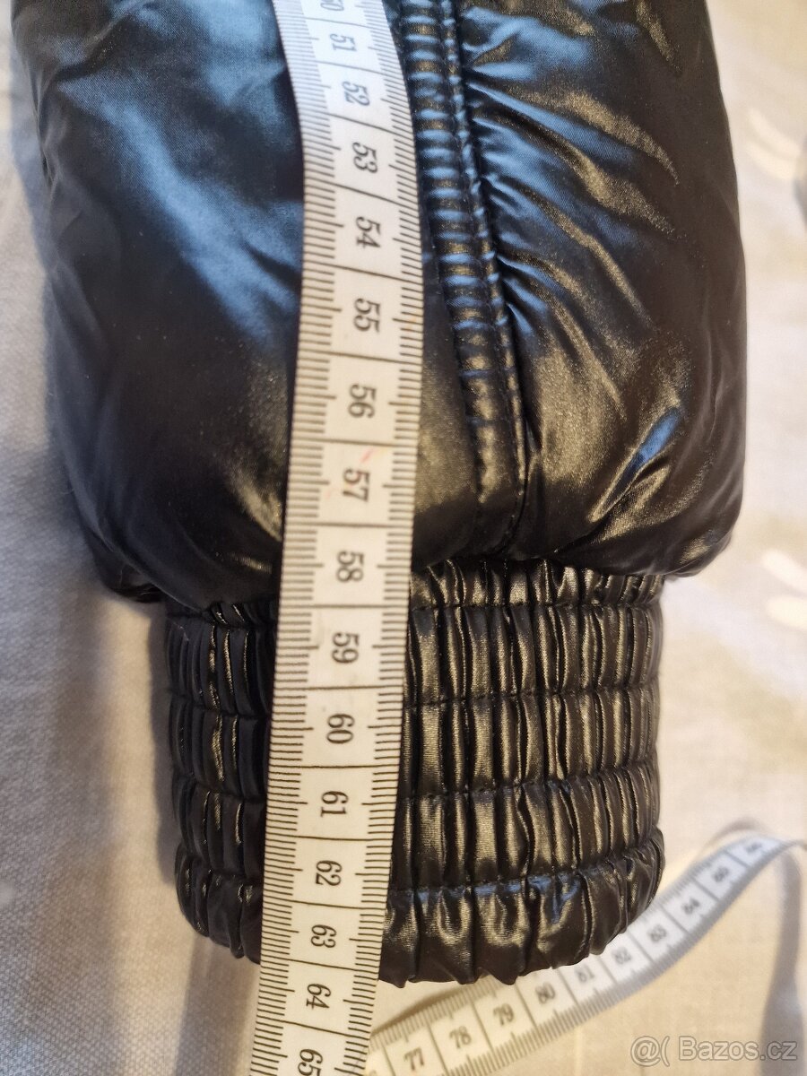 Dívčí/dámská černá metalická bunda Redial vel. S - 9