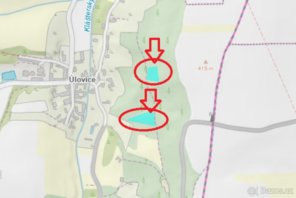 Prodej lesních pozemků v k.ú. Úlovice - 9