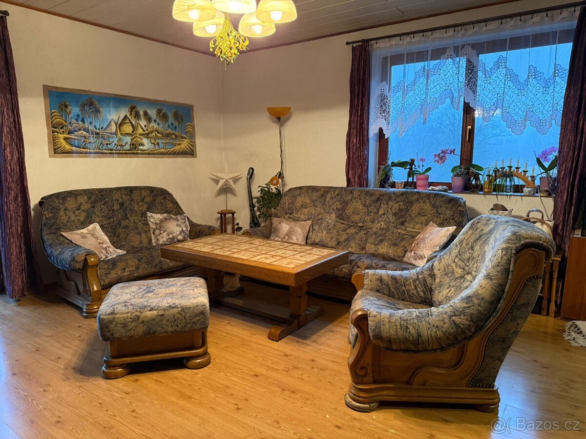 Rustikální sedací souprava - 9