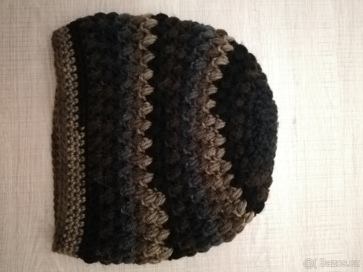 Zimní čepice dětské i dospělé, více barev - 9