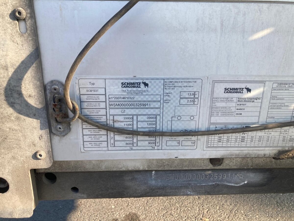 Prodám návěs Schmitz (lowdeck / mega) - 9