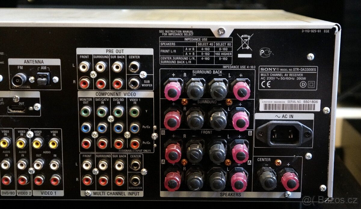 SONY STR DA 3300 ES RECEIVER - 9