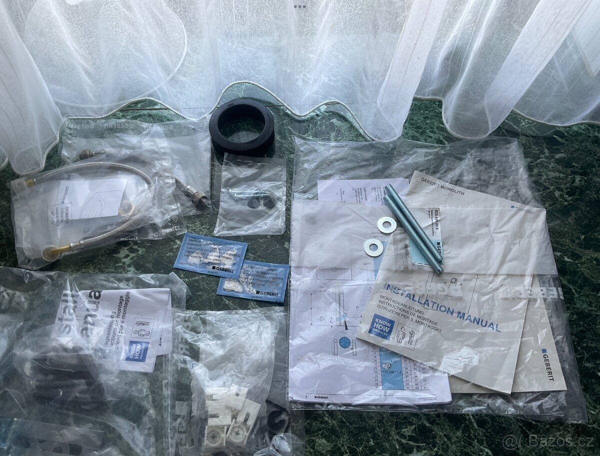 Geberit Monolith - Sanitární modul pro WC, 101 cm, bílá - 9