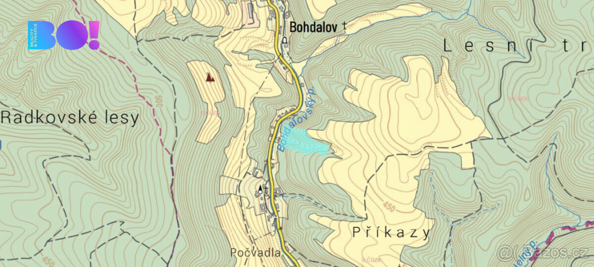 Souhrn lesních pozemků Pěčíkov u Městečka Trnávky - 9