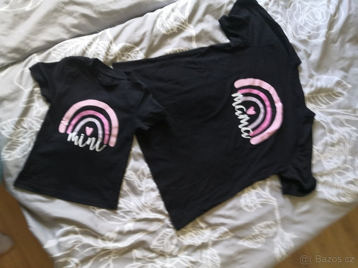 Tričko dětské a pro maminku a mimi - 9