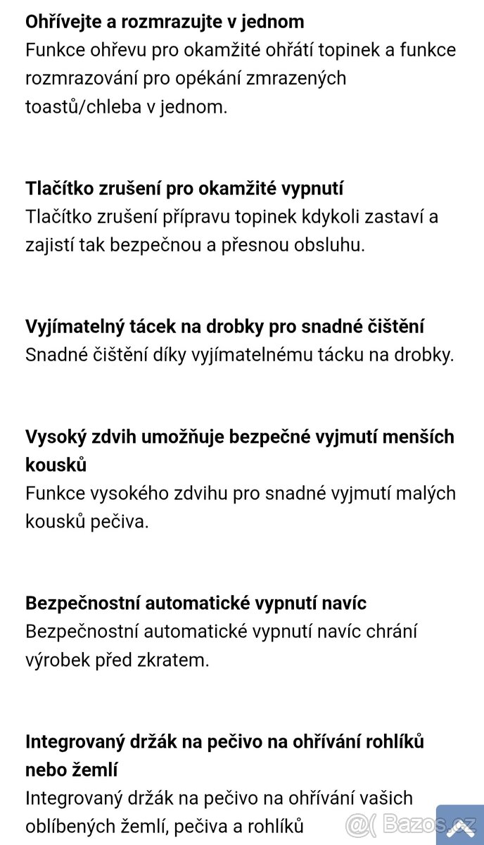 Topinkovač Philips HD 2516/90 - 9