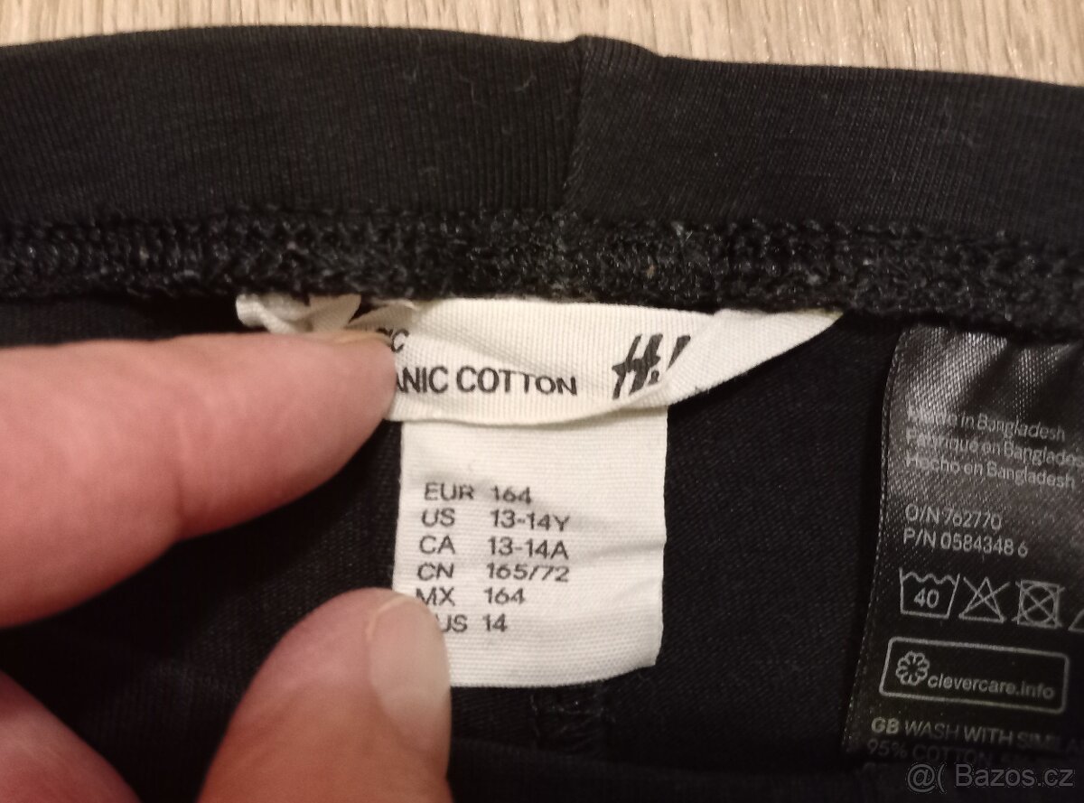 3x Legíny, džínové legíny, vel.12-14 let +3x triko zdarma - 9