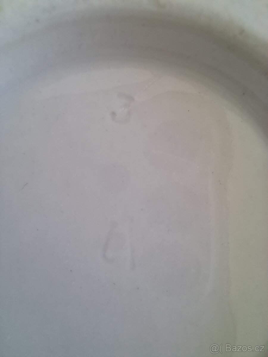 Starožitná porcelánová konvička - mléčenka - 9