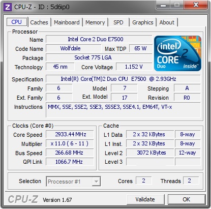 Intel Pentium E5700 2x3Ghz / Intel C2D E7500 2x2.93Ghz s.775 - 9