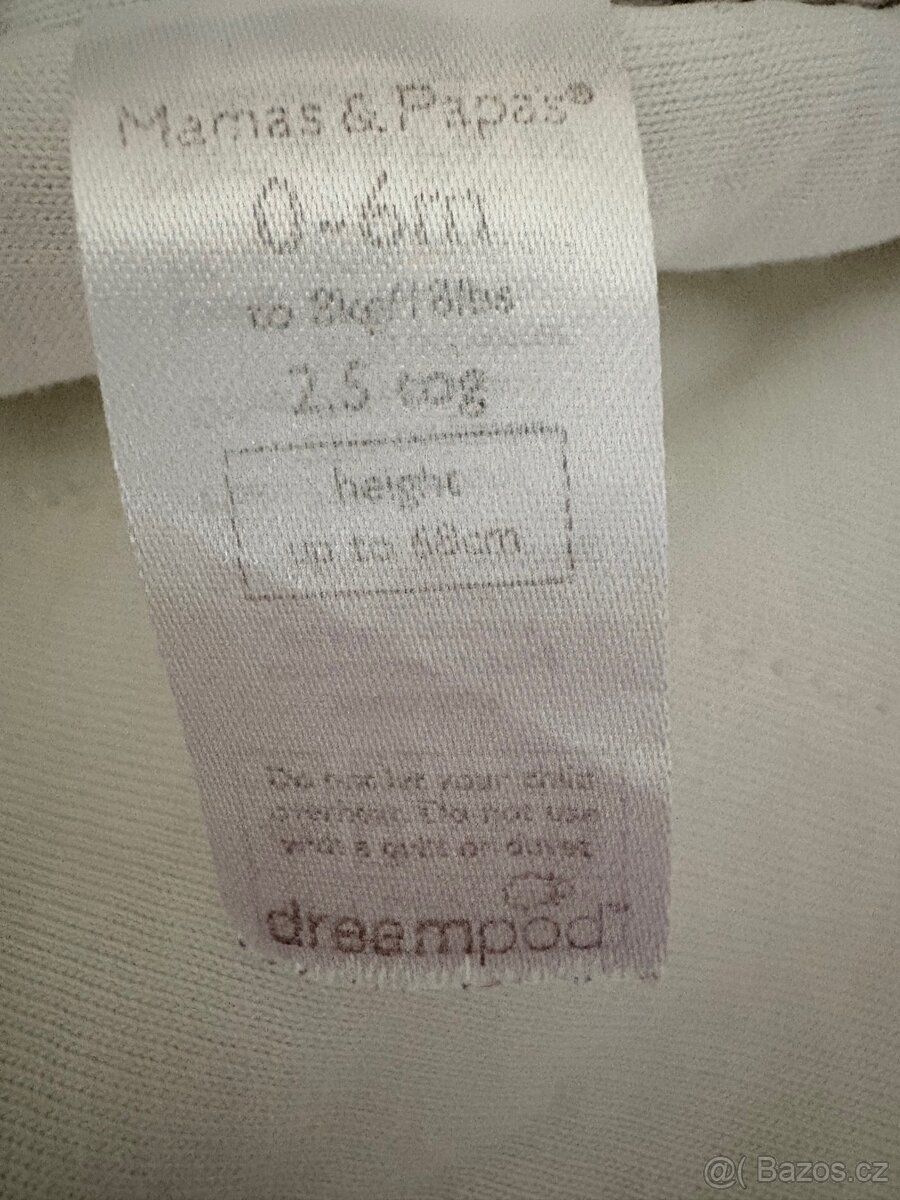 Spací pytel zn.Mamas&Papas vel.0-6 - 9