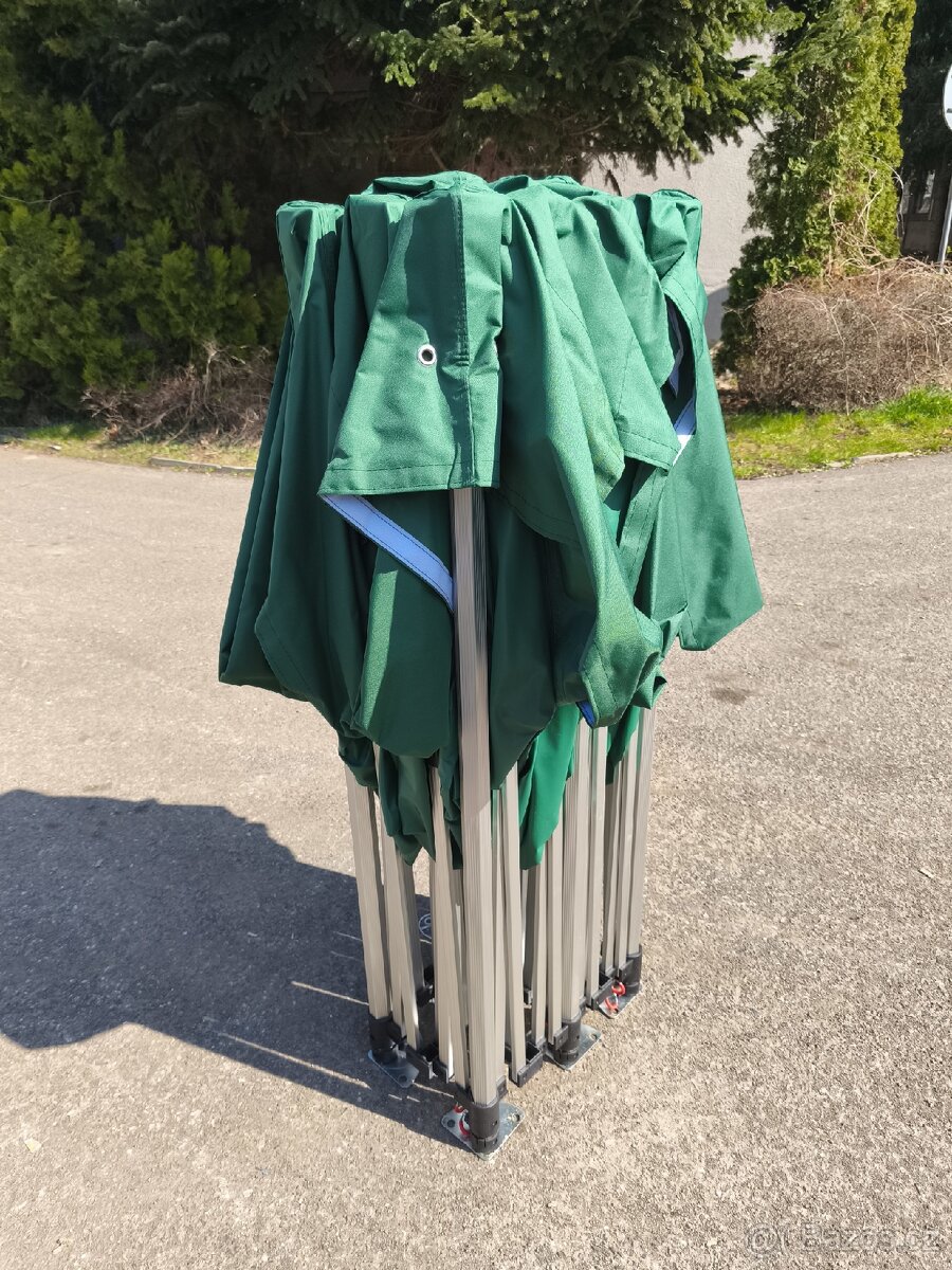 Nůžkový párty stan 6x3 m, hliníkový hexagon 42mm - 9