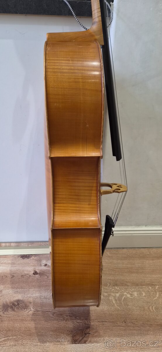 4/4 krásné staré Německé violoncello - 9