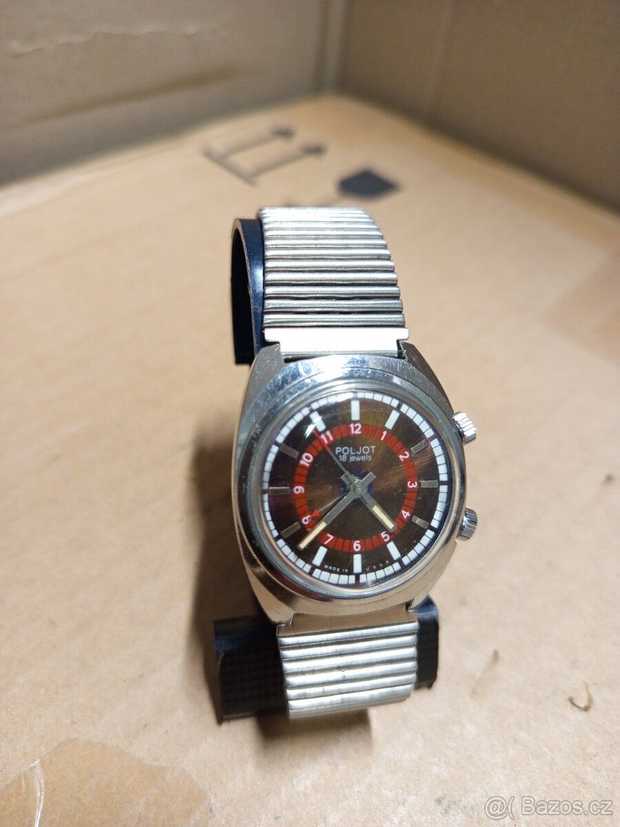 Pánské hodinky POLJOT budík . - 9