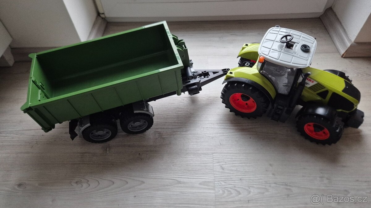 Bruder kombajn a traktor s vlečkou - 9