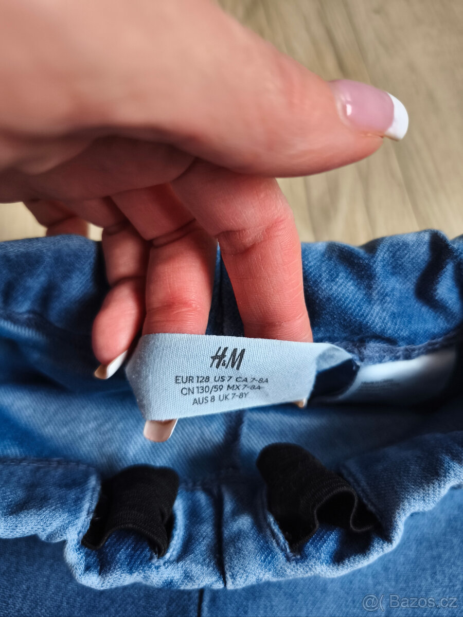 Kalhoty, legíny, džíny vel.122 - 9