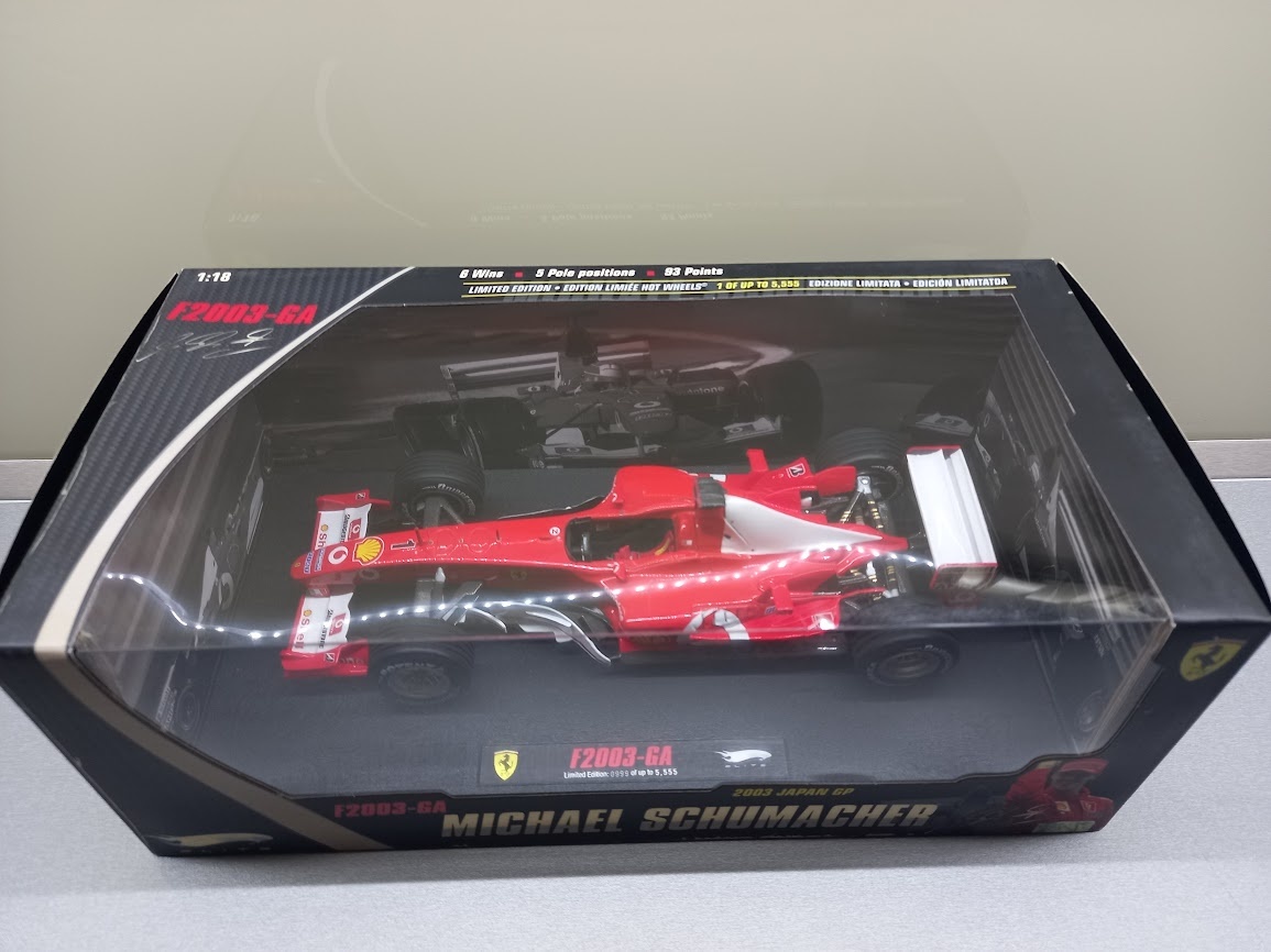 3x F1 FERRARI F2000 2001 a 2003GA SCHUMACHER HW ELITE 1:18 - 9