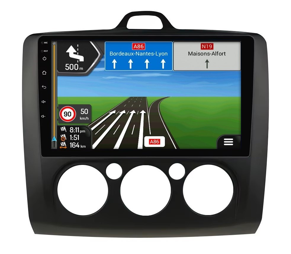 9" FORD FOCUS 2 - ANDROID 14 - GPS autorádio - 9