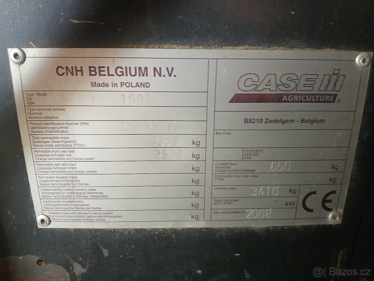 LIS na kulaté balíky CASE RB 454 s řezáním - 9