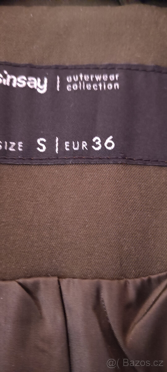 Sinsay - módní dámská parka v khaki barvě - NOVÁ - 9