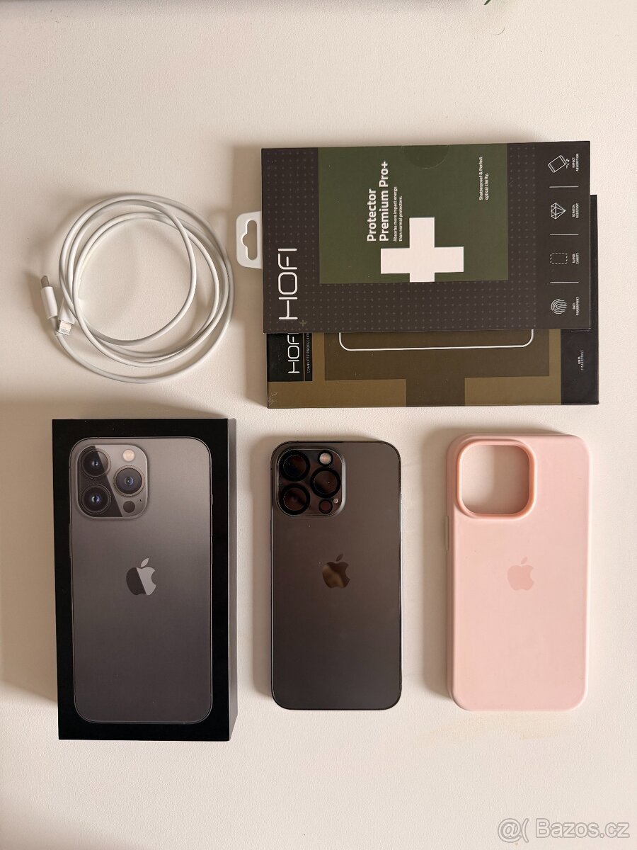 iPhone 13 Pro 128 GB Graphite – TOP stav + příslušenství - 9