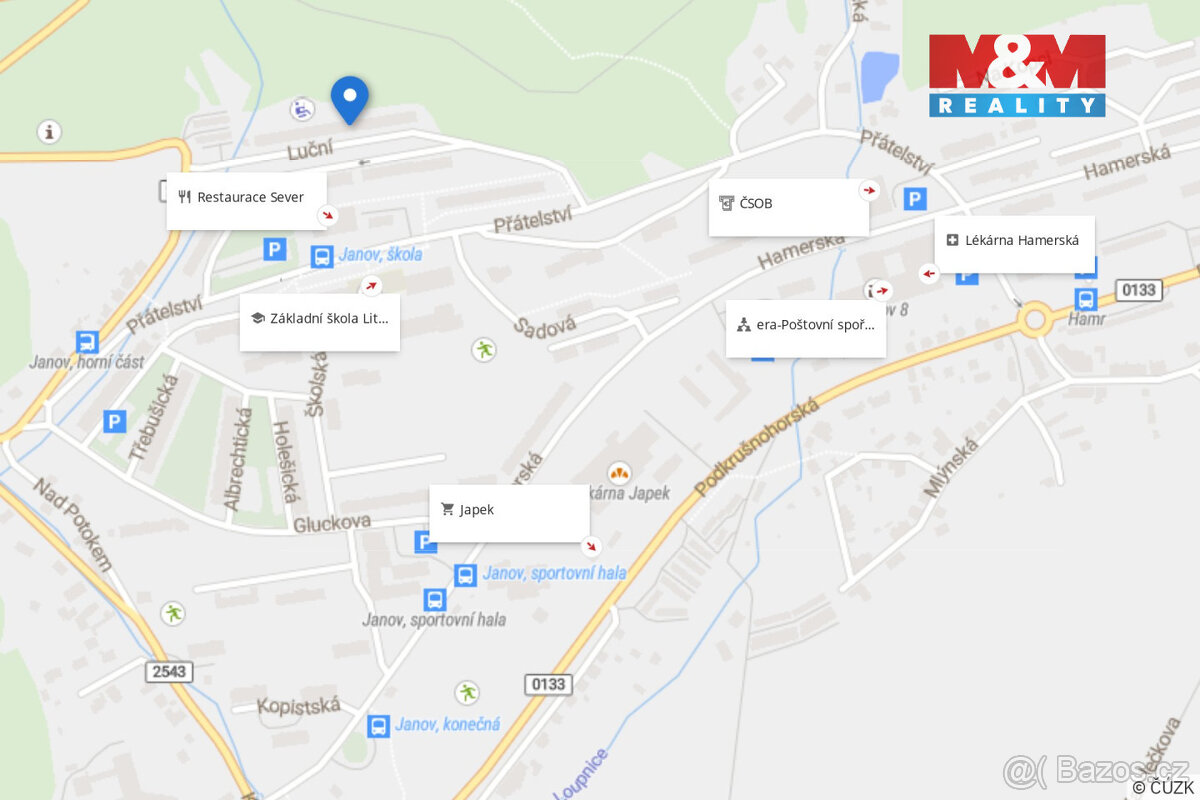 Prodej bytu 4+1, 83 m², DV, Litvínov, ul. Luční - 9