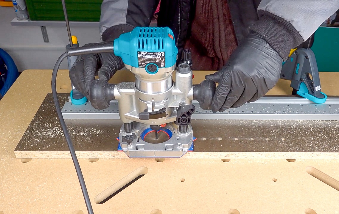 Prípravok pre vŕtanie otvorov systému LR32 Makita Wolfcraft - 9