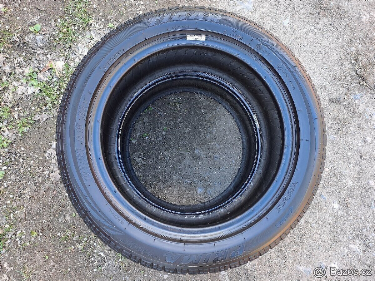 4 Letní pneumatiky Barum / Tigar 195/50 R15 - 9