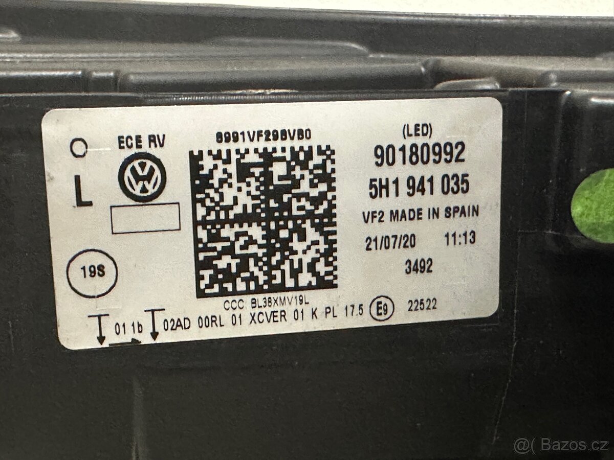 VW Golf 8 full led světlo - 9