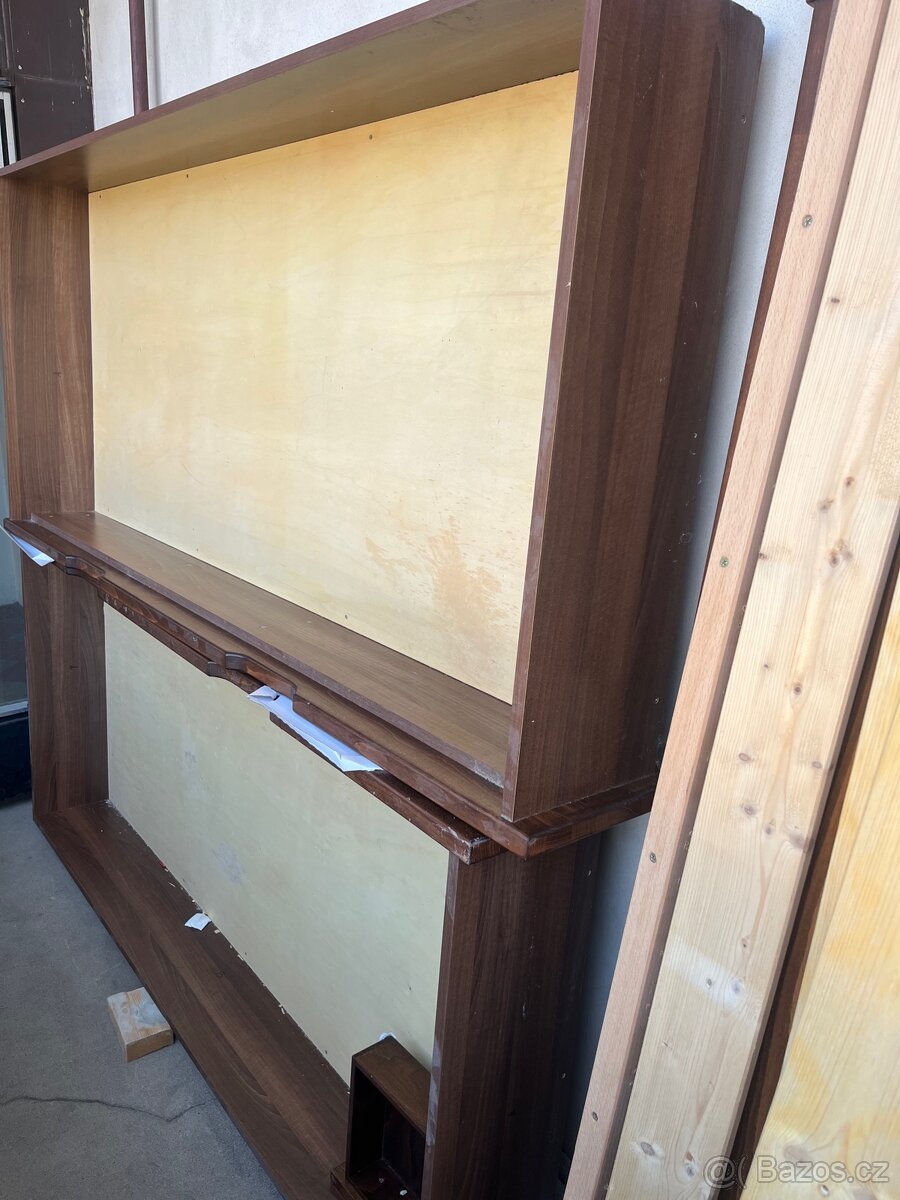 Postel z masivu s úložným místem - Dub - 9