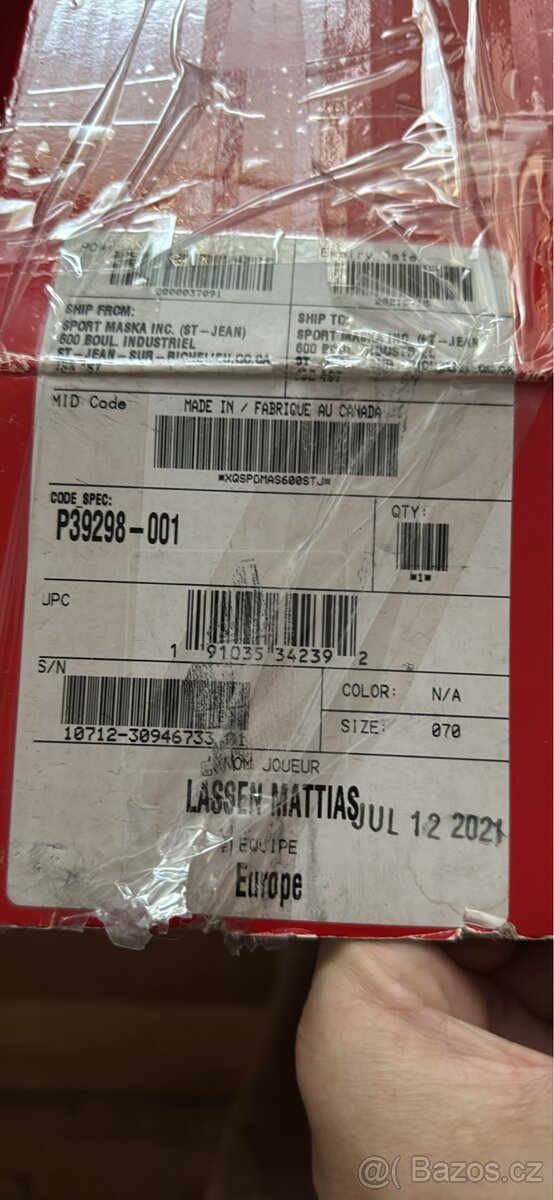 Brusle ccm tacks as 3 pro vel 7. šite Canada - 9