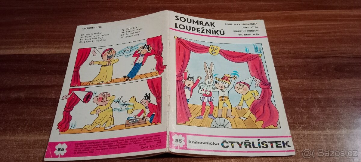 Čtyřlístek č. 82 - 89. Ročník 1980 - 9