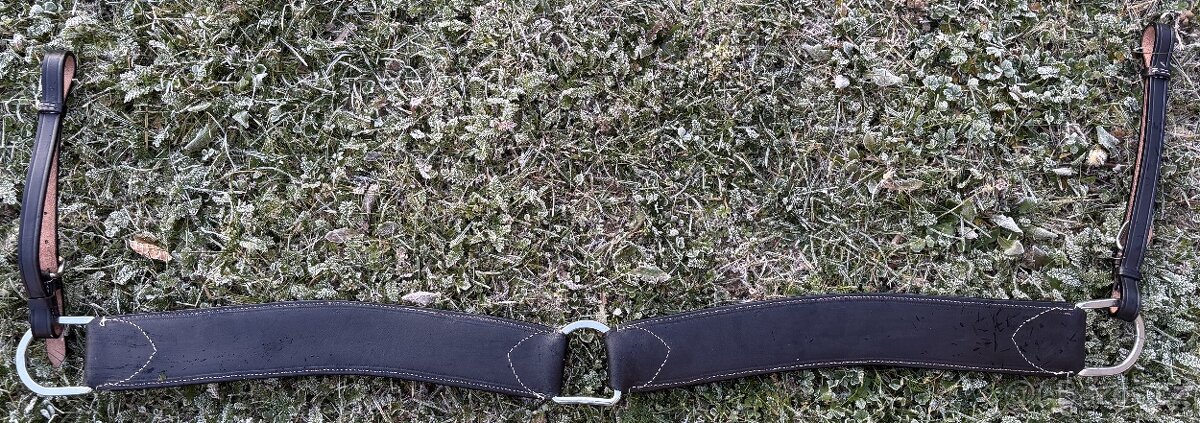 Westernový poprsník tmavě hnědý Basket - nekompletní - 9