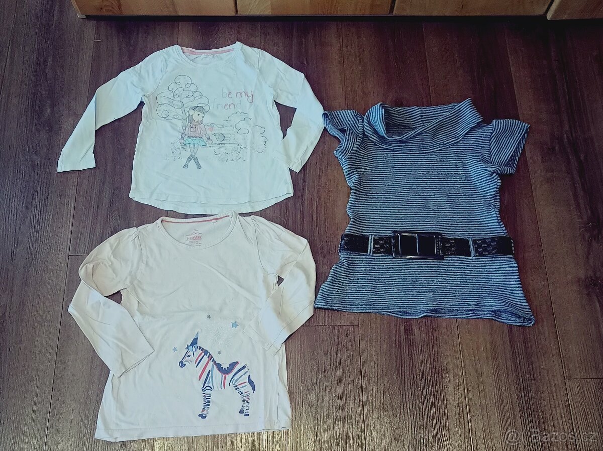Set dívčího oblečení vel 122-128 - 9