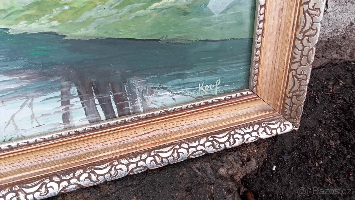 Měděné talire,sklo ,obraz, Lp desky - 9