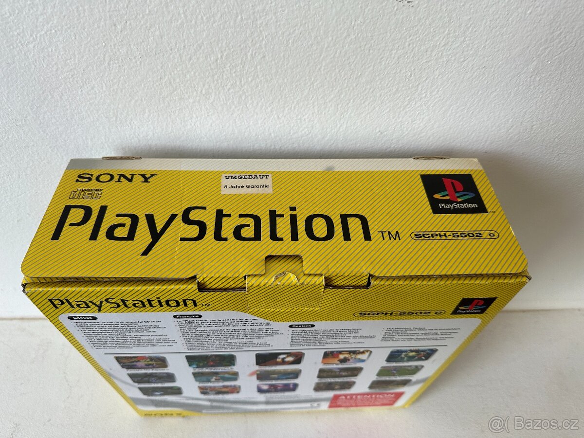 Playstation 1 scph-5502 OVP, PAL - 9
