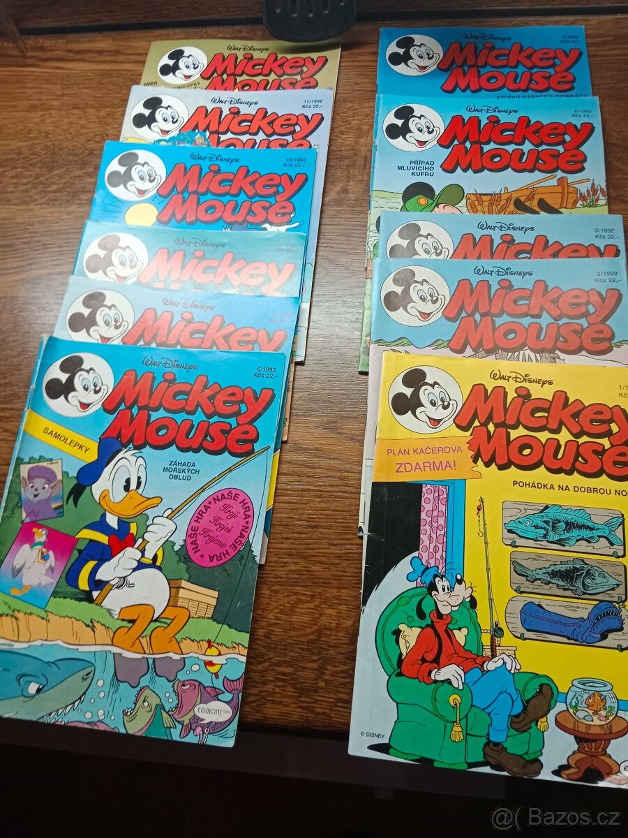 Mickey Mouse 1992 550kc) 11časopisů - 9