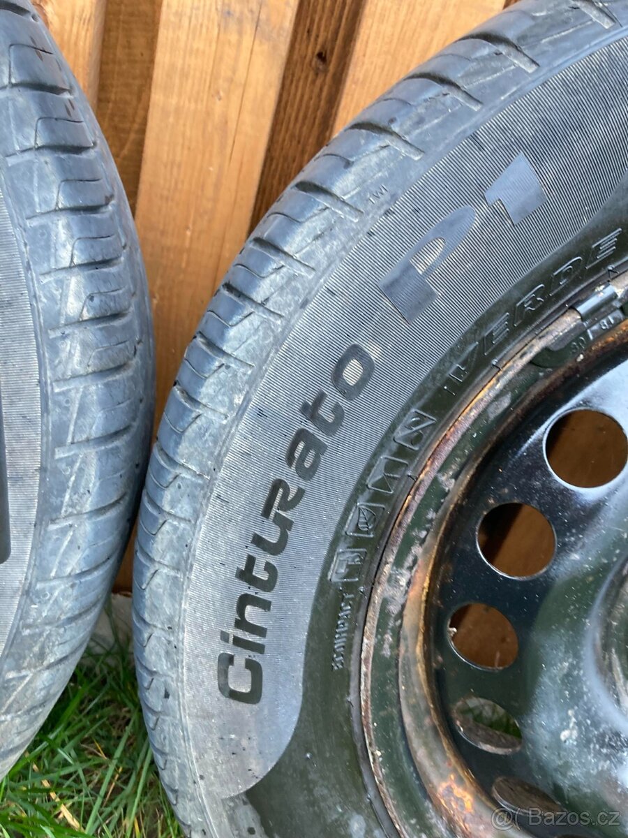 Pneu + disk 5x112 Pirelli Cinturato P1 195/65 R15 - 9