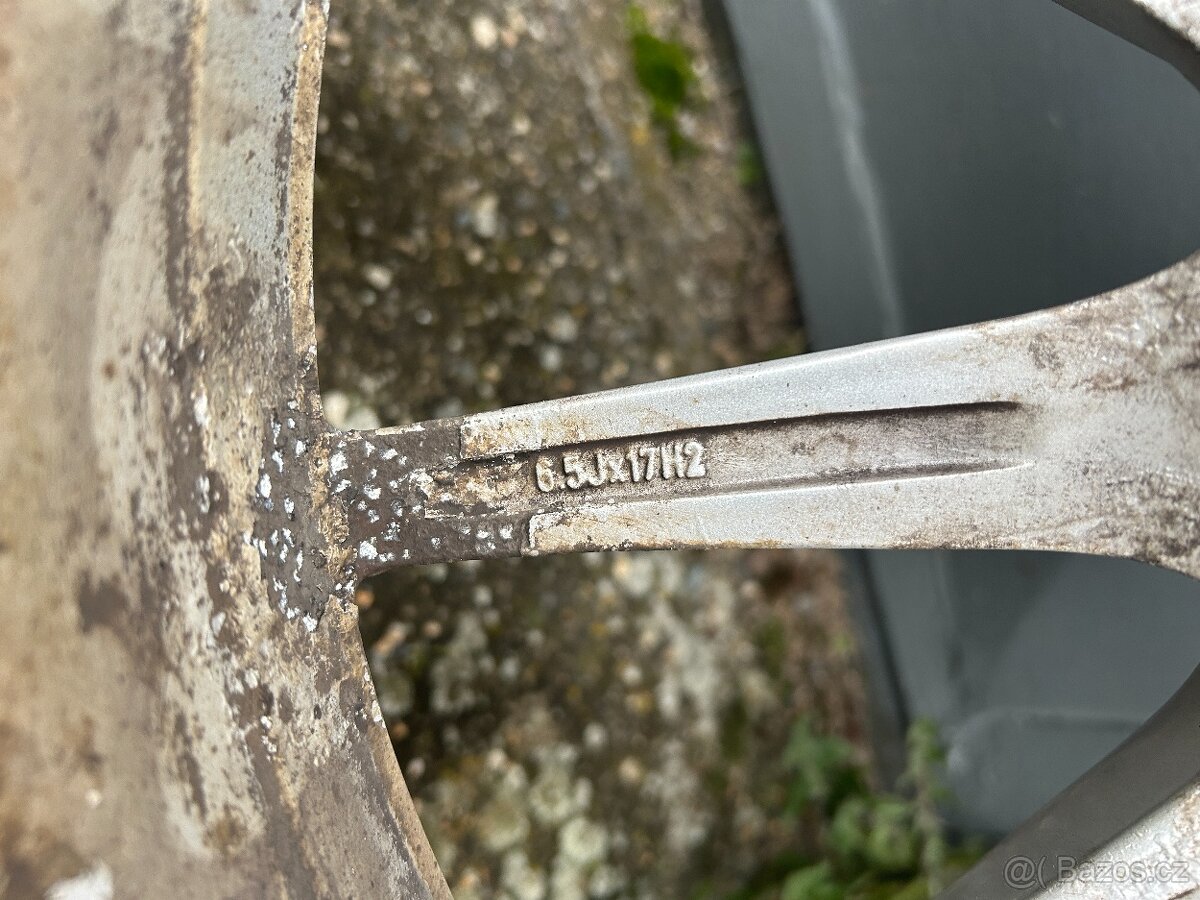 Alu kola R17 5x112 Mercedes + zimní pneu 205/50/17 - 9