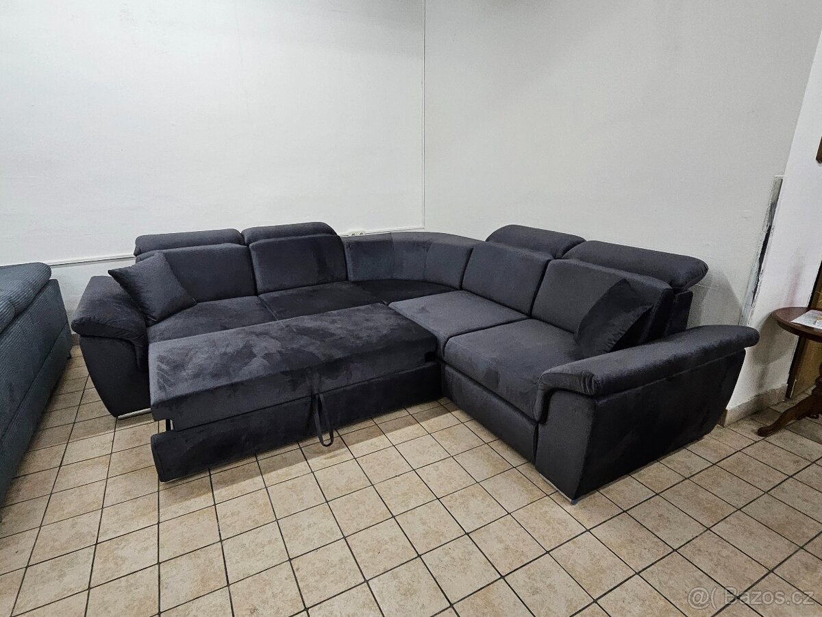 ROHOVÁ SEDACÍ SOUPRAVA - ROZKLÁDACÍ - 9