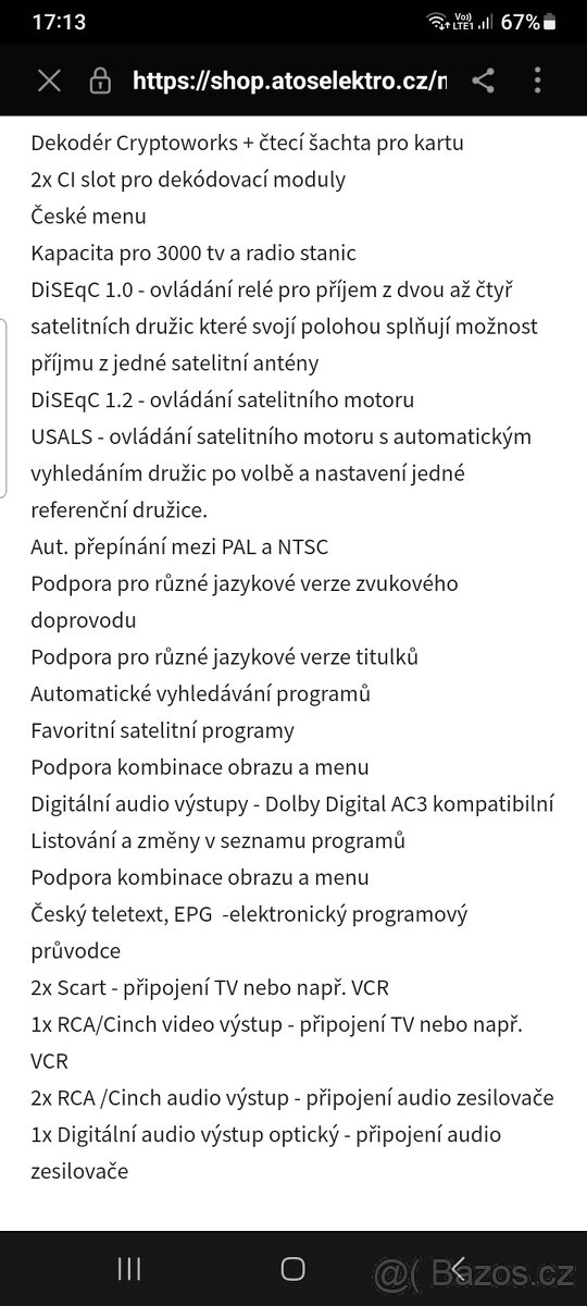 Satelit Mascom 1110CR-CI - 9
