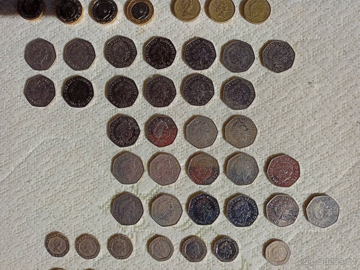 Prodám sbírku anglických mincí. - 9