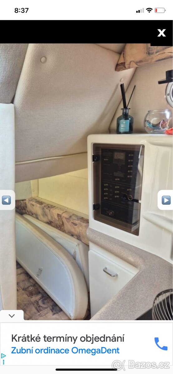 Prodam kajutovou lod Monterey 262 cruiser - 9