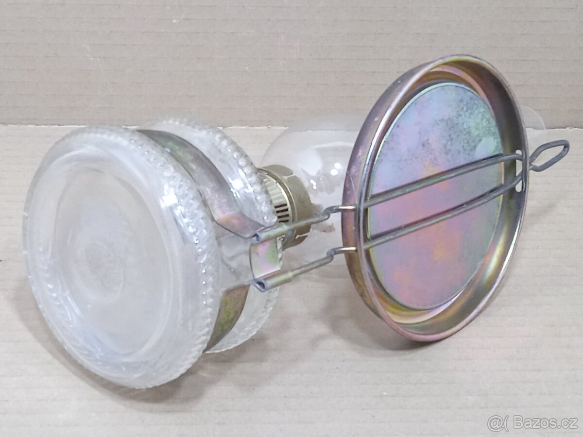 Retro stolní petrolejová lampa - ČSSR - 9