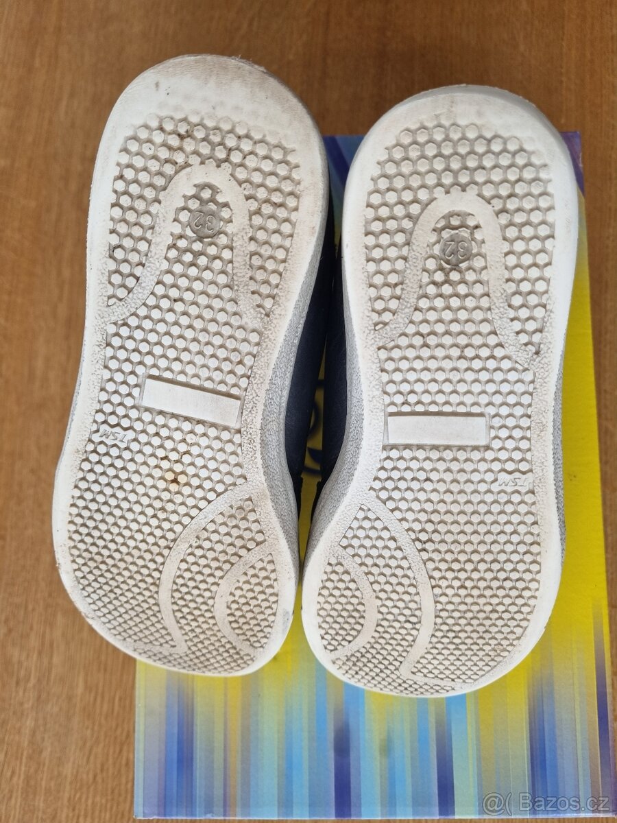 Barefoot boty Jonap 028 M černé celoroční kotníkové s hvězdo - 9