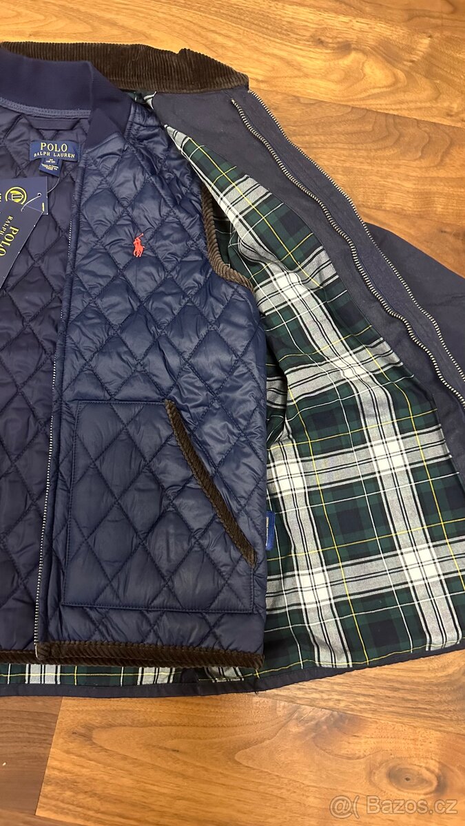 NOVÁ Bunda / vesta Ralph Lauren 2v1 vel. 10-12 let - 9