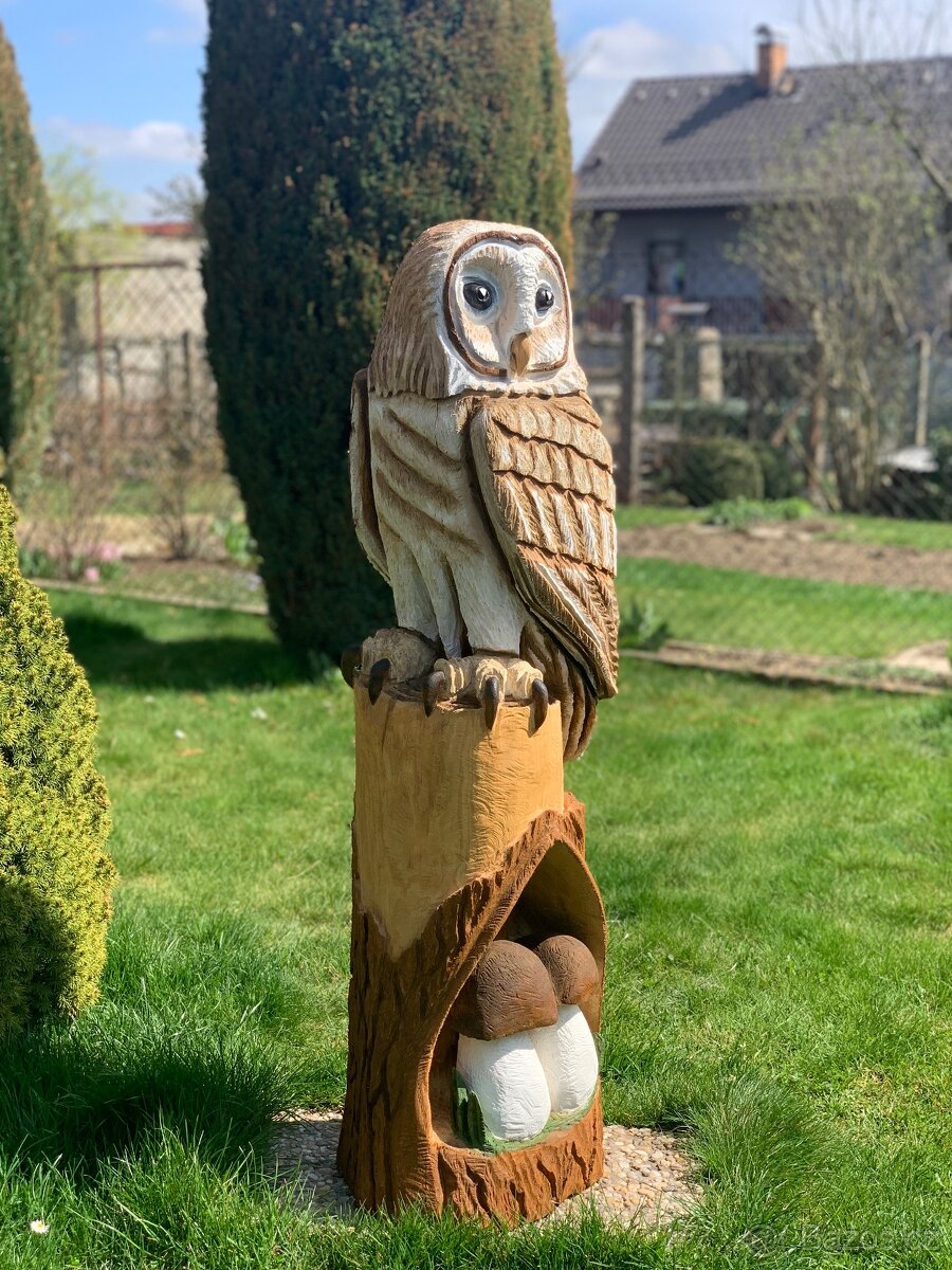 Dřevěná socha (dřevořezba pilou) - 9