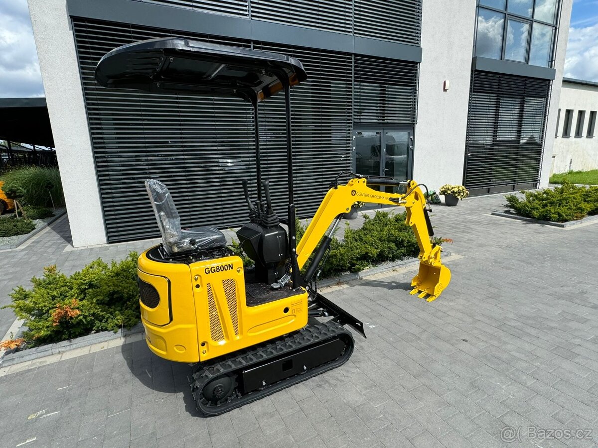 Minibáger GG 800N Koncoročná AKCIA + Dovoz GRÁTIS - 9